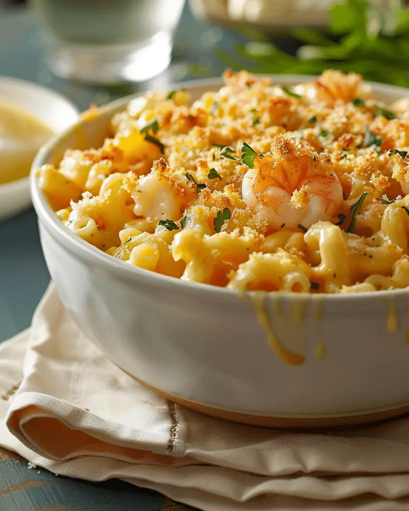 Seafood Mac and Cheese