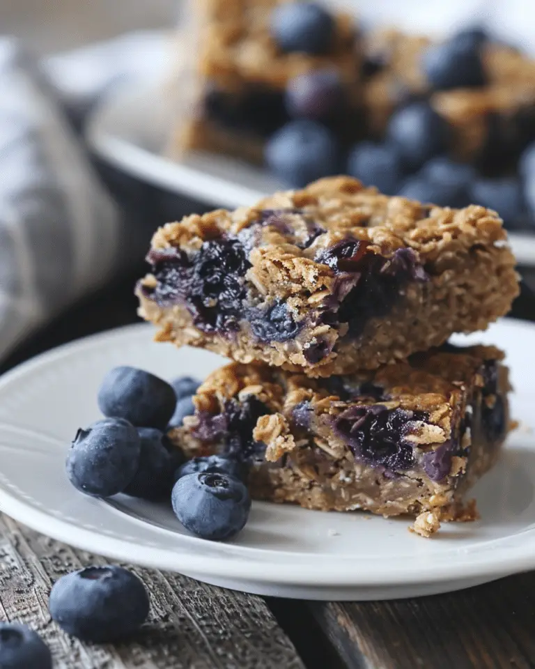 Best  Blueberry Oatmeal Breakfast Bars