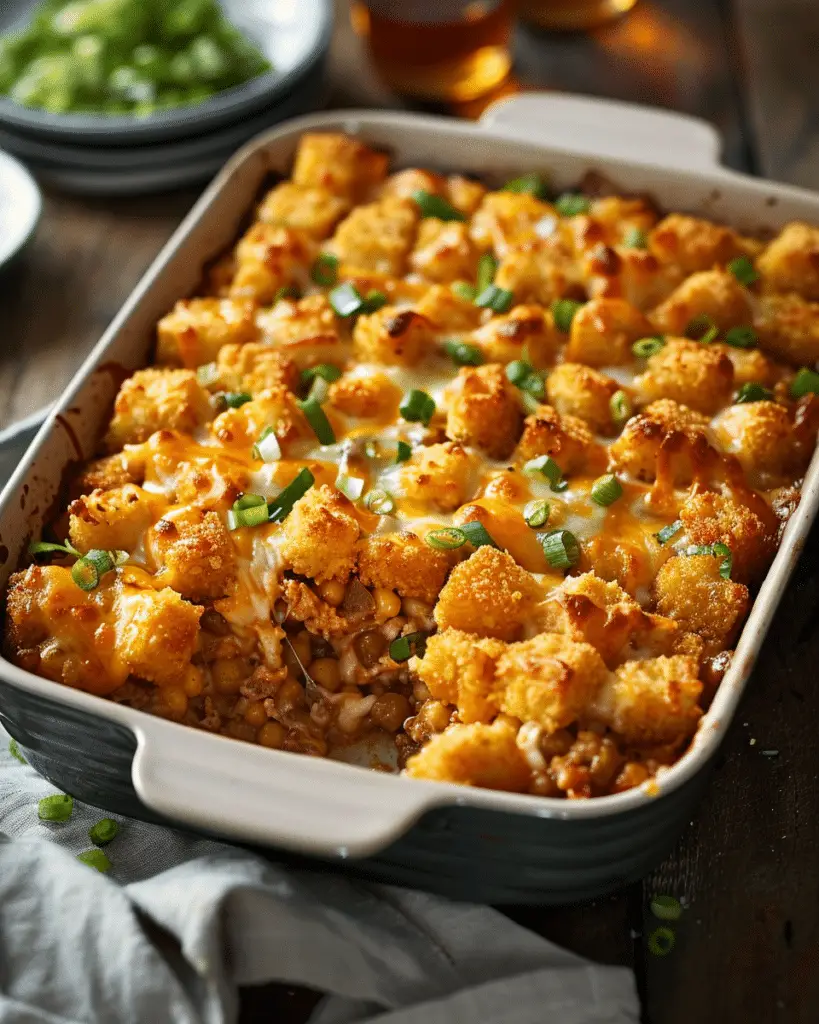 Best  Big Mac Tater Tot Casserole