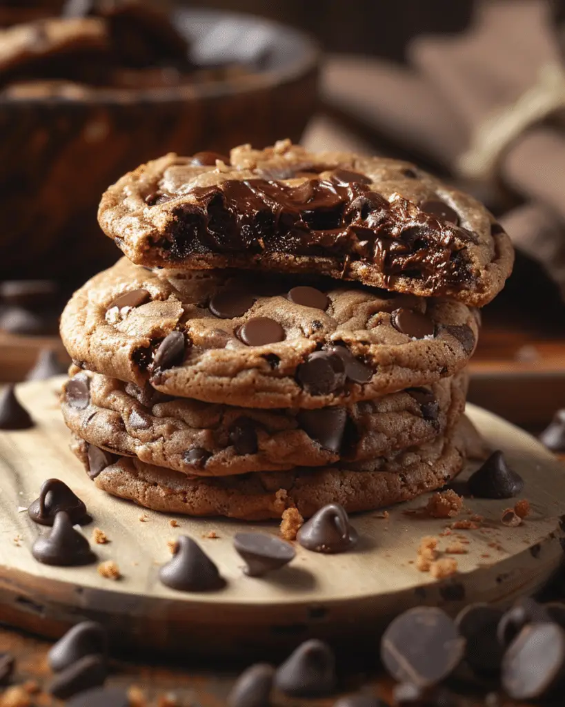 Brownie-Stuffed Chocolate Chip Cookies