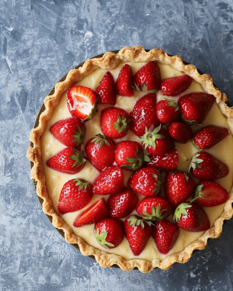 Strawberry Custard Tart