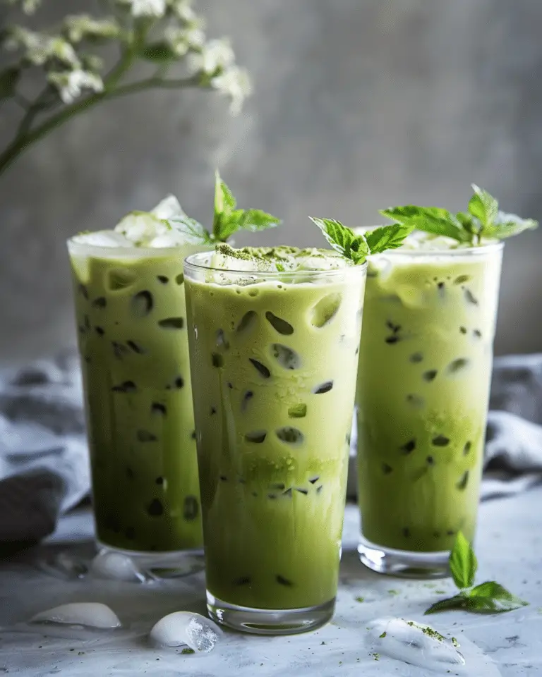 Best Easy Iced Matcha Latte