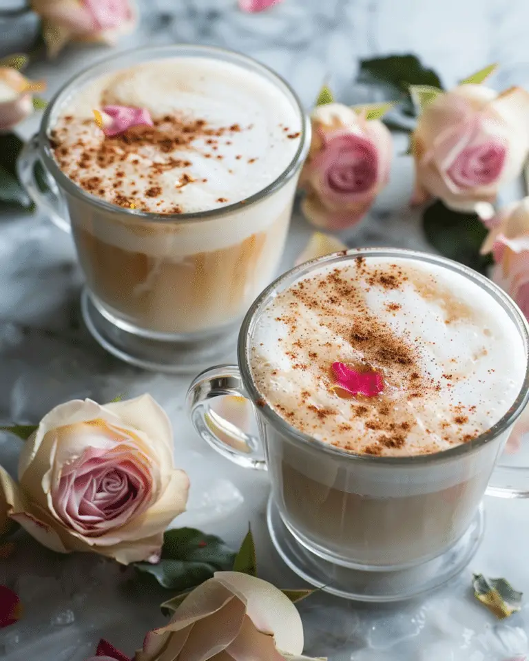 Easy Rose Latte (Iced or Hot)