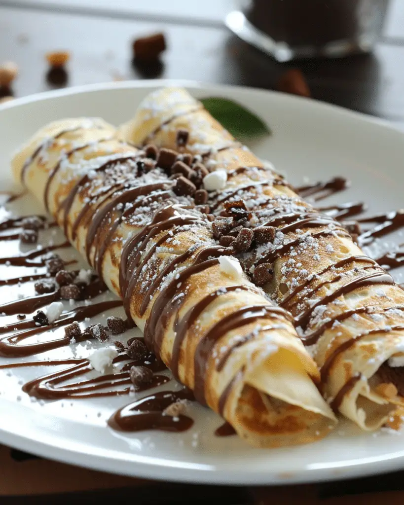 Best  Cinnamon Roll Protein Crepes