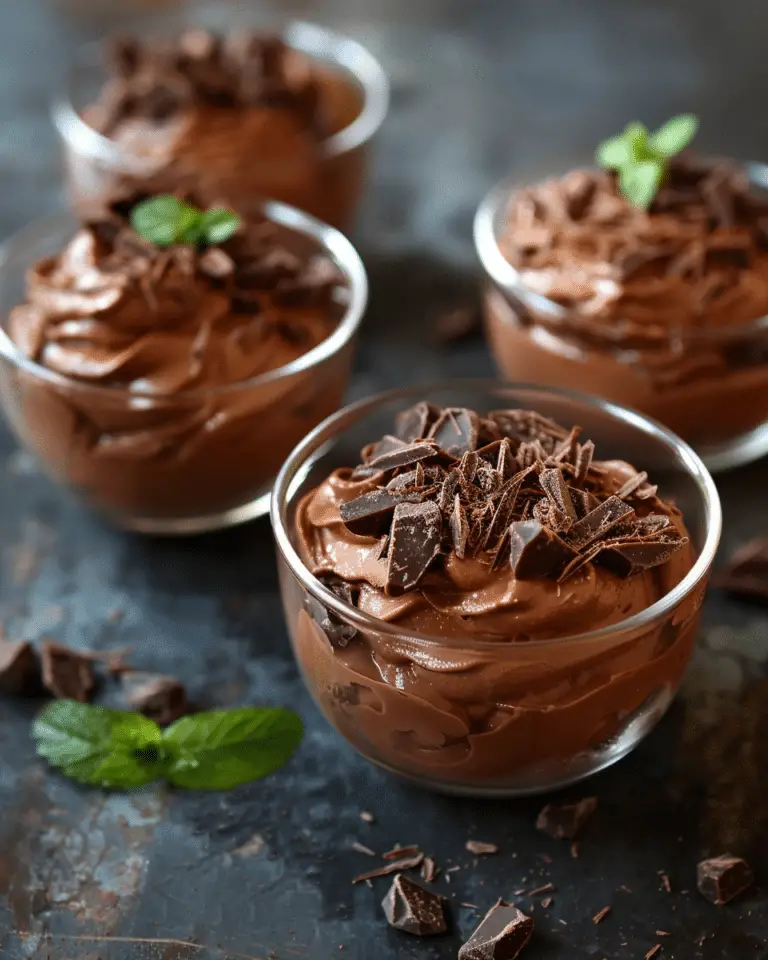Avocado Chocolate Mousse