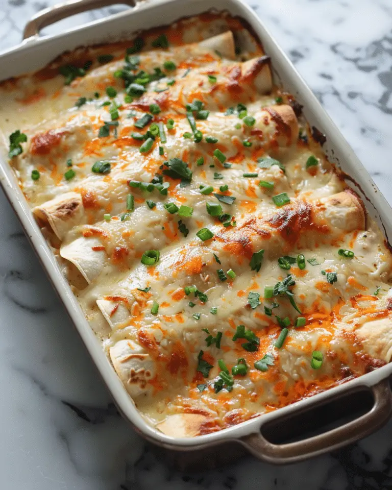 White Chicken Enchiladas