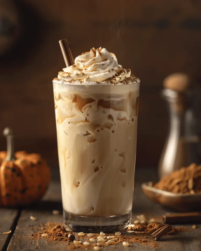 Iced Pumpkin Spice Latte