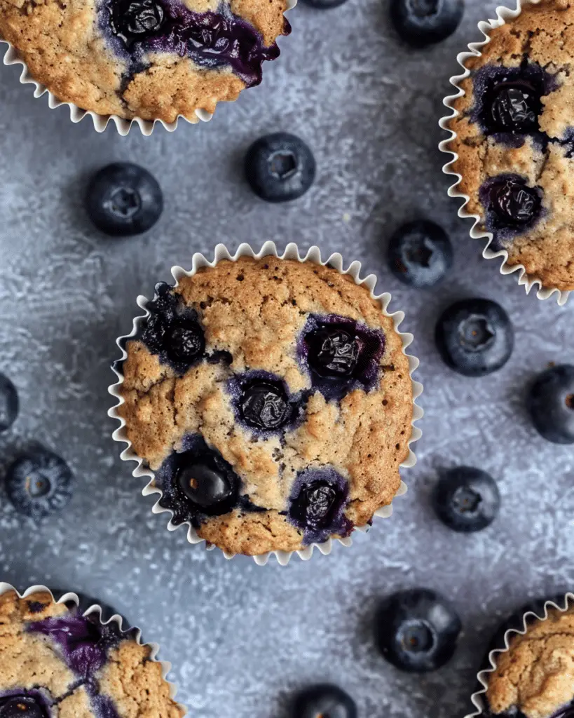 Blueberry Muffin (Gluten Free, Nut Free, Dairy Free, Low Carb)