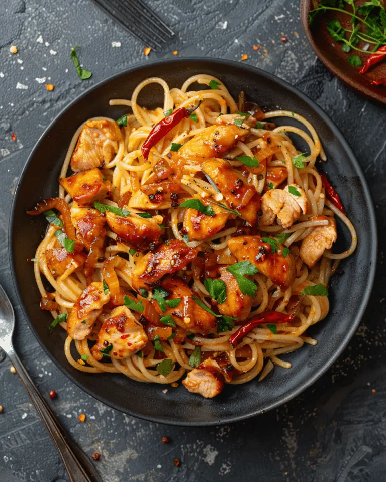 Honey Pepper Chicken Pasta