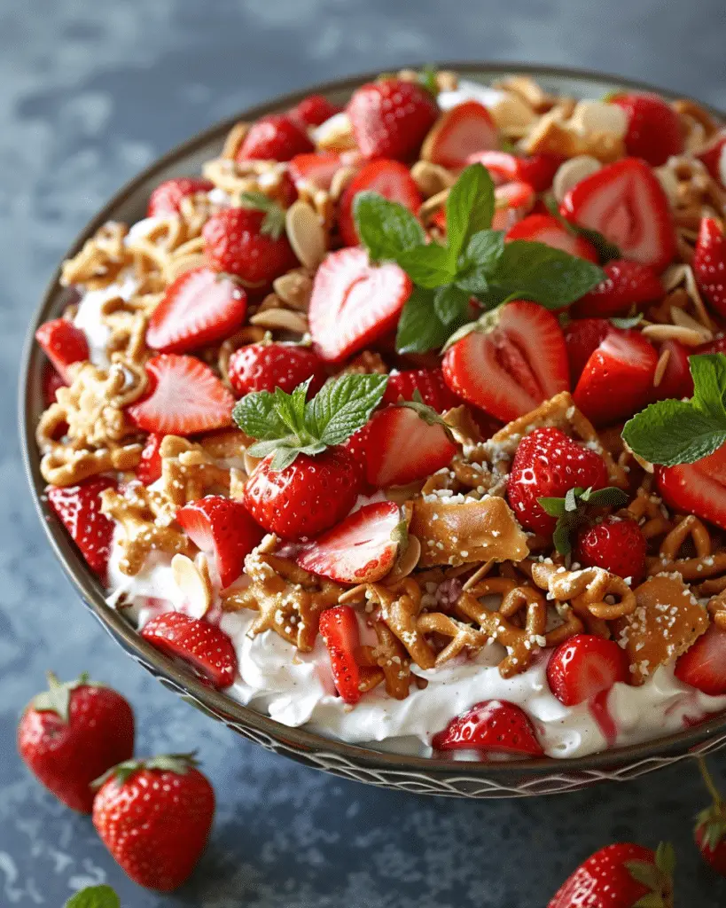 Strawberry Pretzel Salad