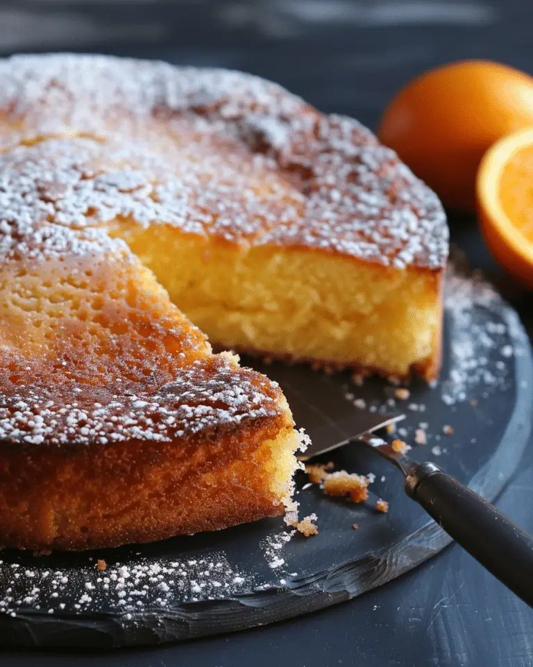 Coconut Flour Orange Cake
