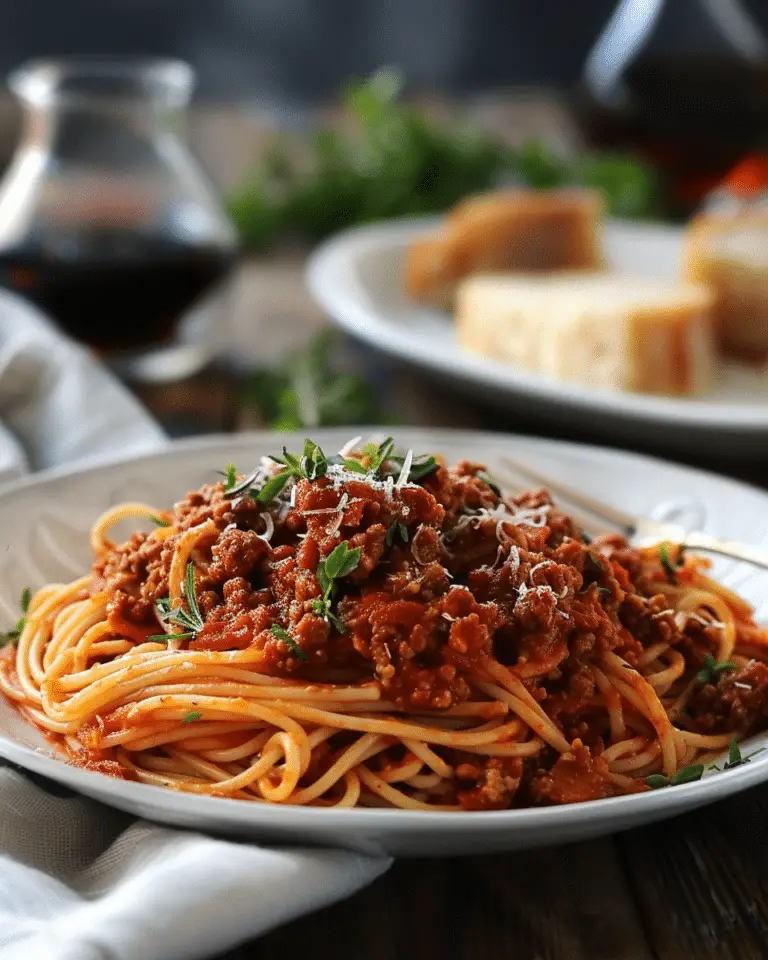 Spaghetti Meat Sauce