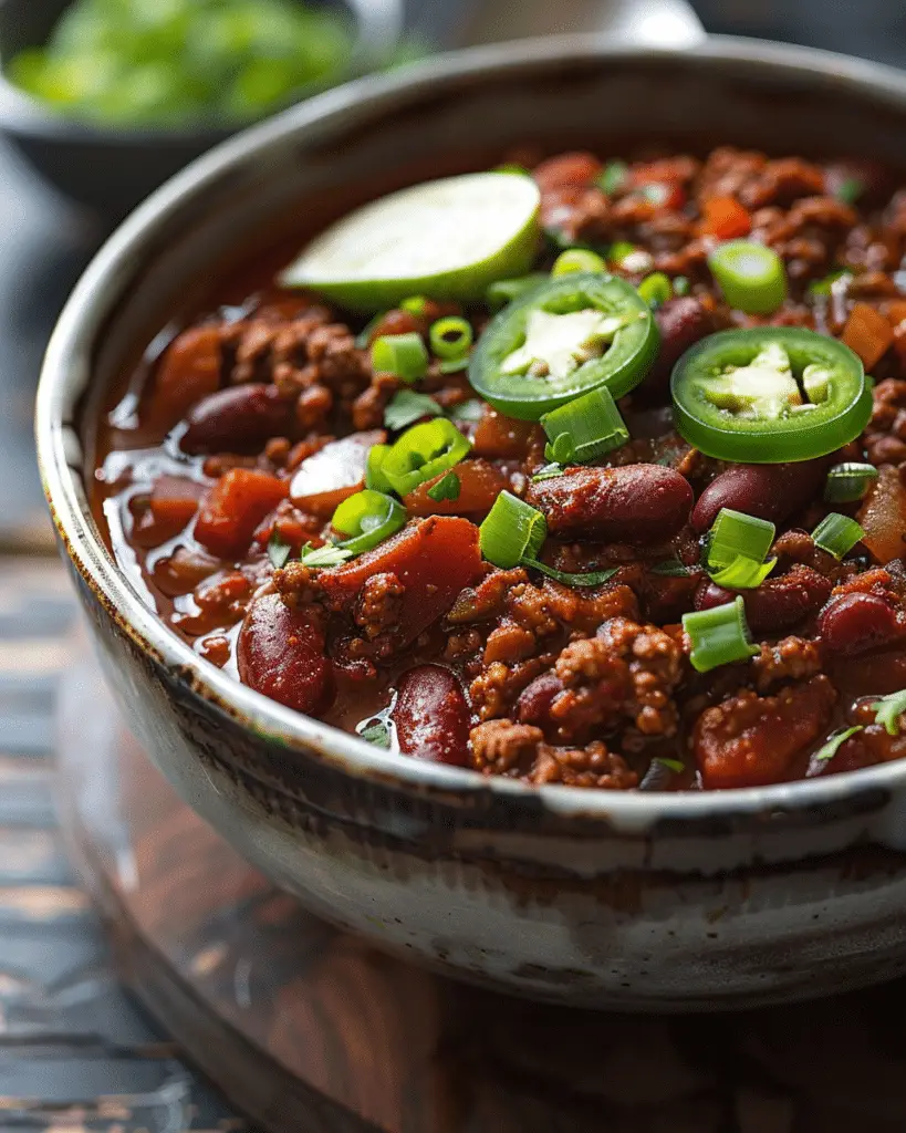 Easy Hot Dog Chili