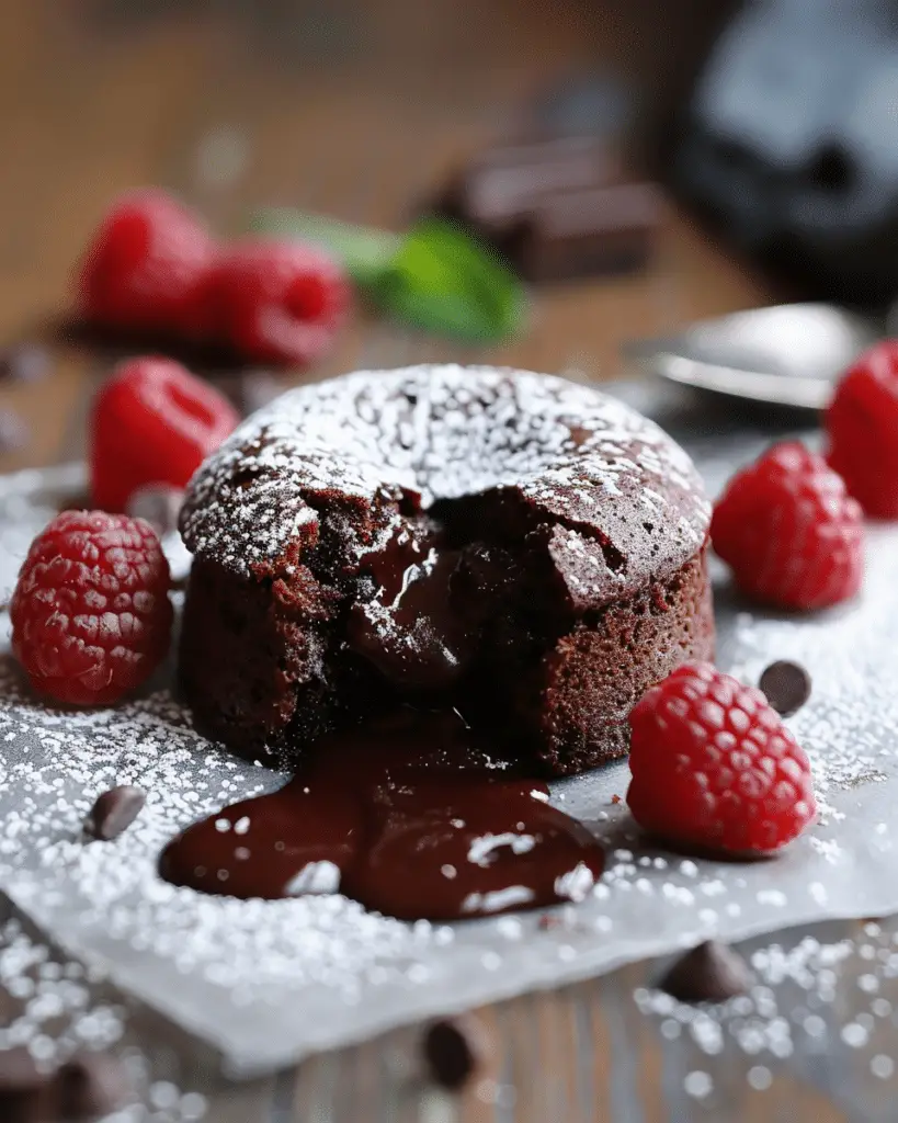 Healthy Chocolate Lava Cake