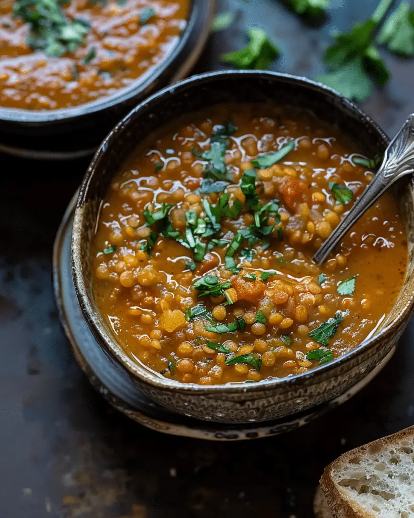 Lebanese Crushed Lentil Soup