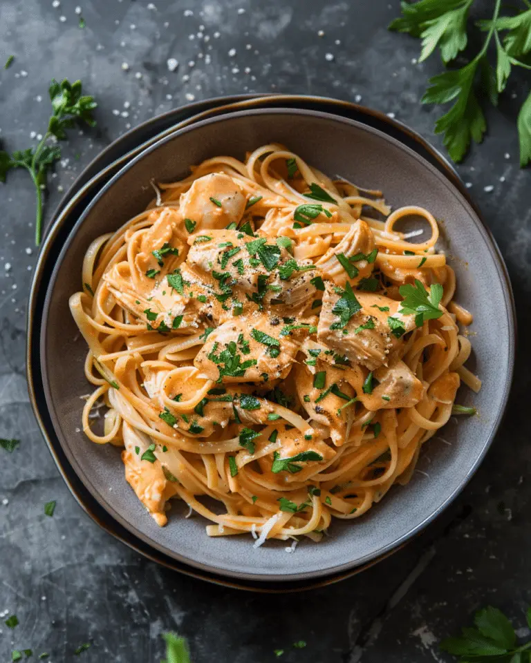 Creamy Cowboy Butter Chicken Linguine