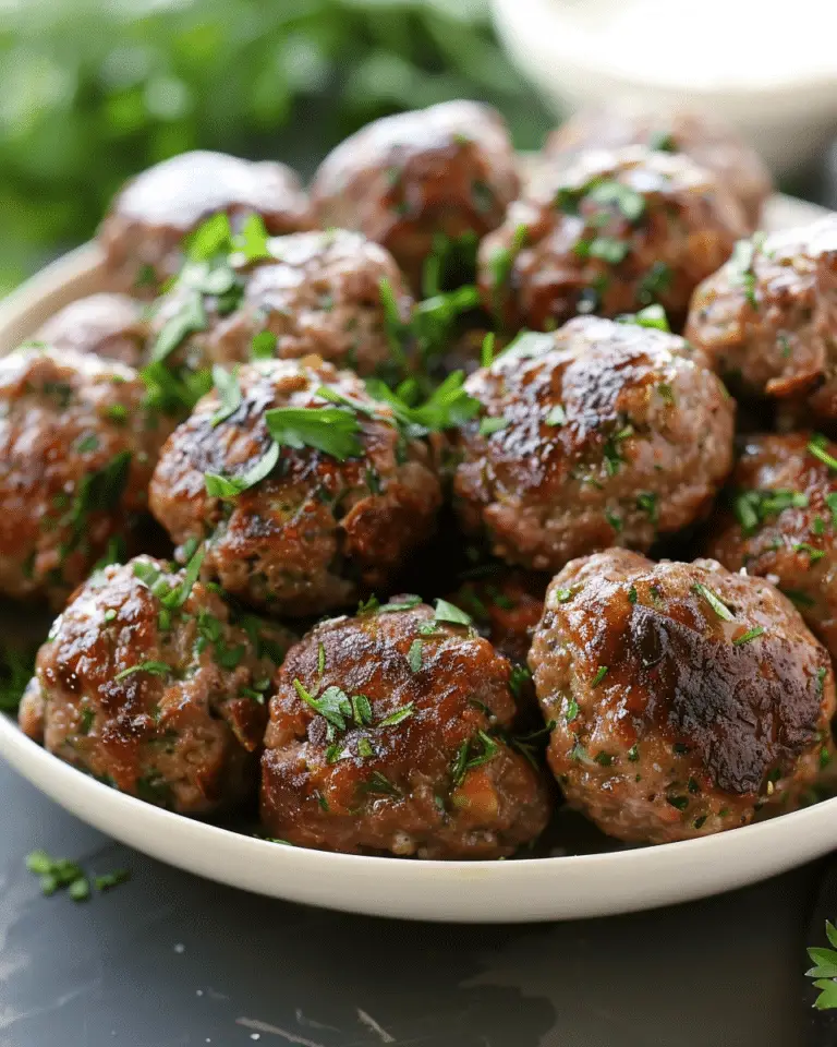 Greek Keftedes (Traditional Greek Meatballs)