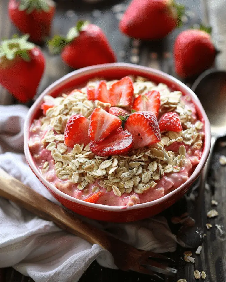 Strawberry Pop-Tart Protein Baked Oats