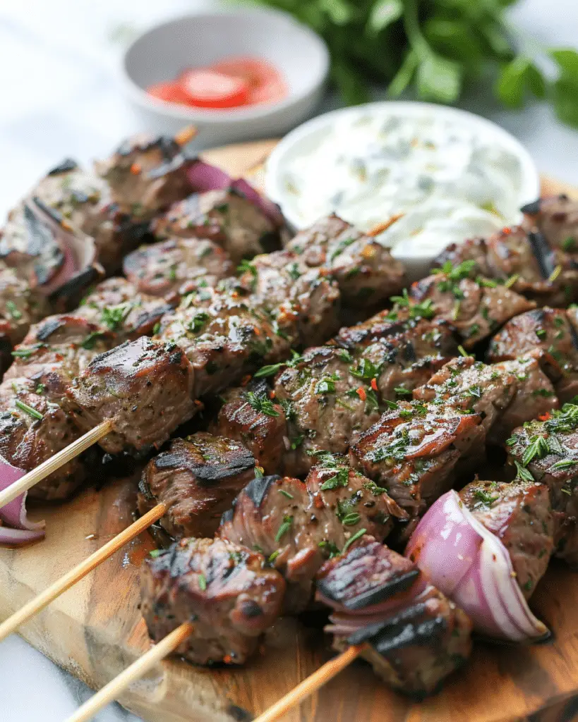 Greek Lamb Souvlaki Recipe – Juicy Marinated Skewers