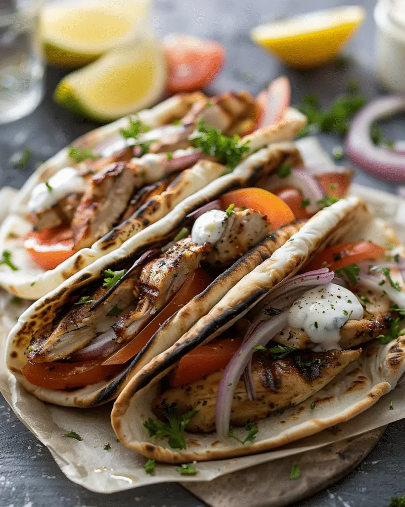 Kalimera’s Famous Greek Chicken Gyros
