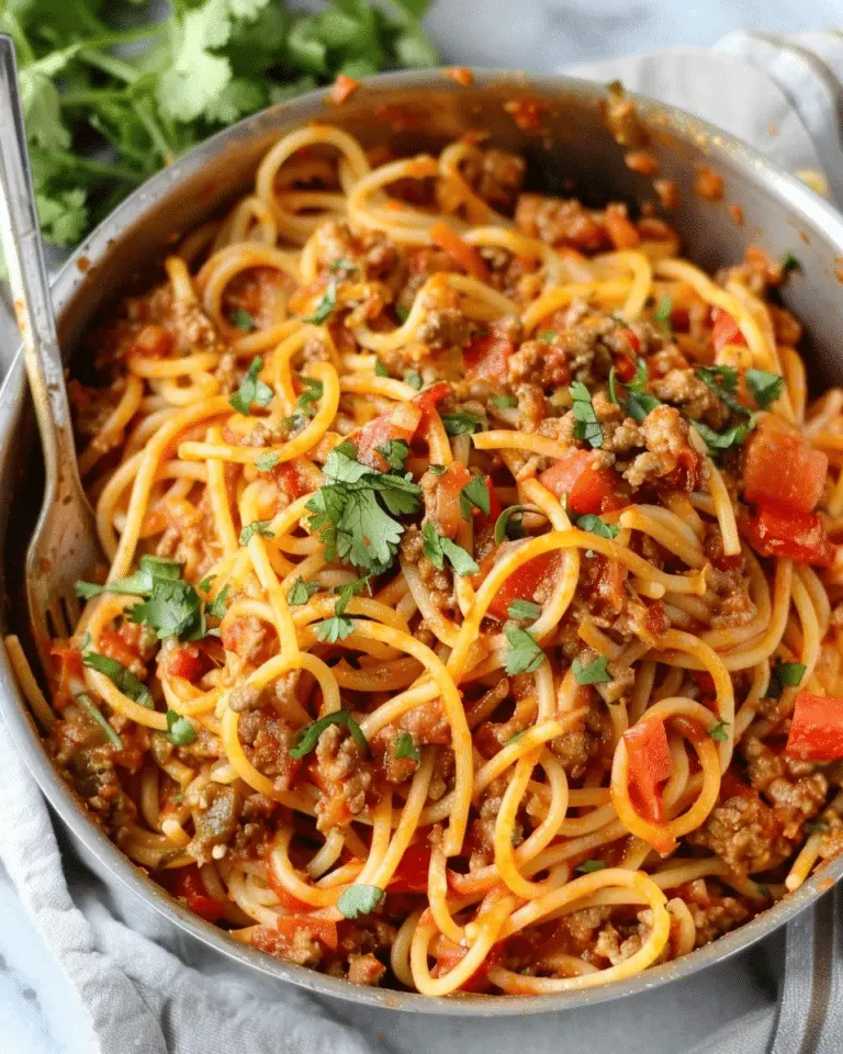 The Best Taco Spaghetti