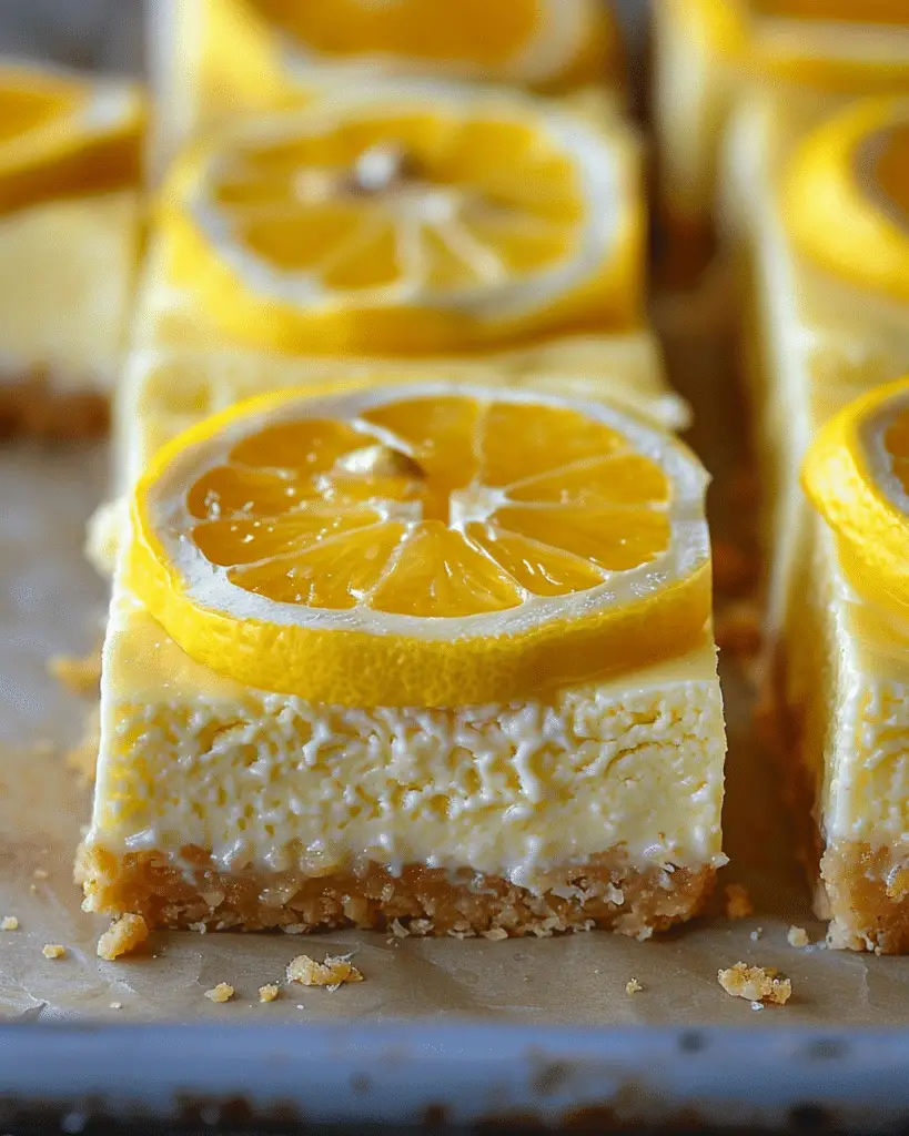 Lemon Cheesecake Bars