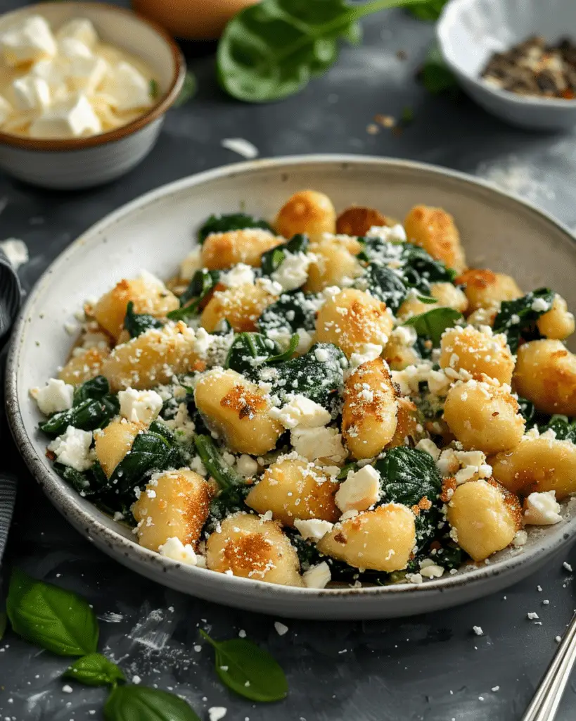 Best Gnocchi with Spinach and Feta