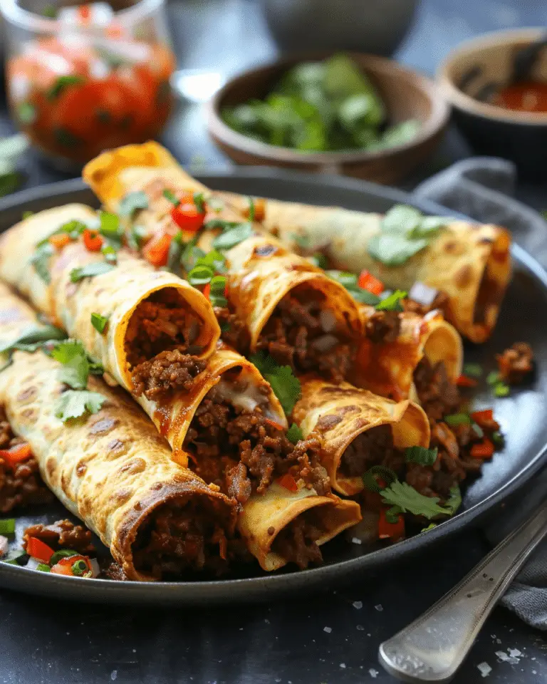 Vegan Korean Beef Taquitos