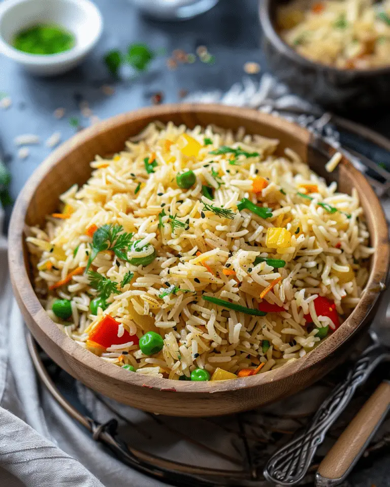 Simple Homemade Sautéed Rice or Pasta with Vegetables