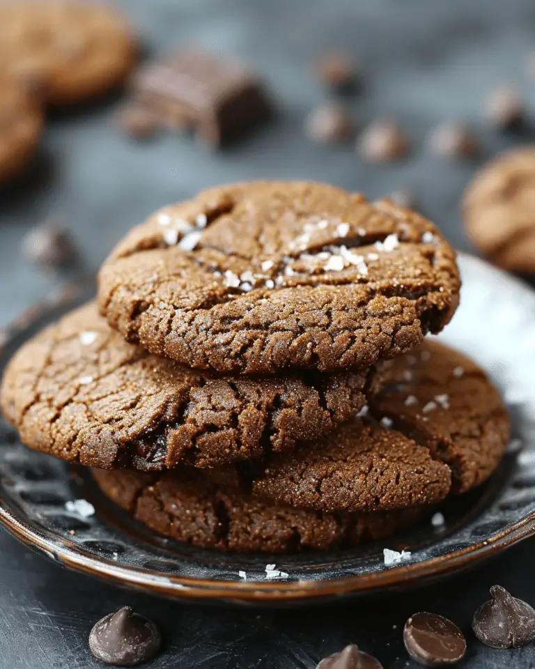 Gluten-Free Chocolate Ginger Molasses Cookies