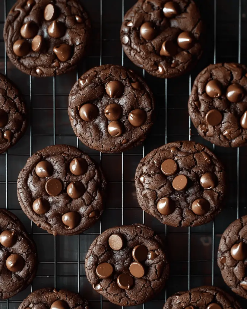Ultimate Double Chocolate Chip Cookies