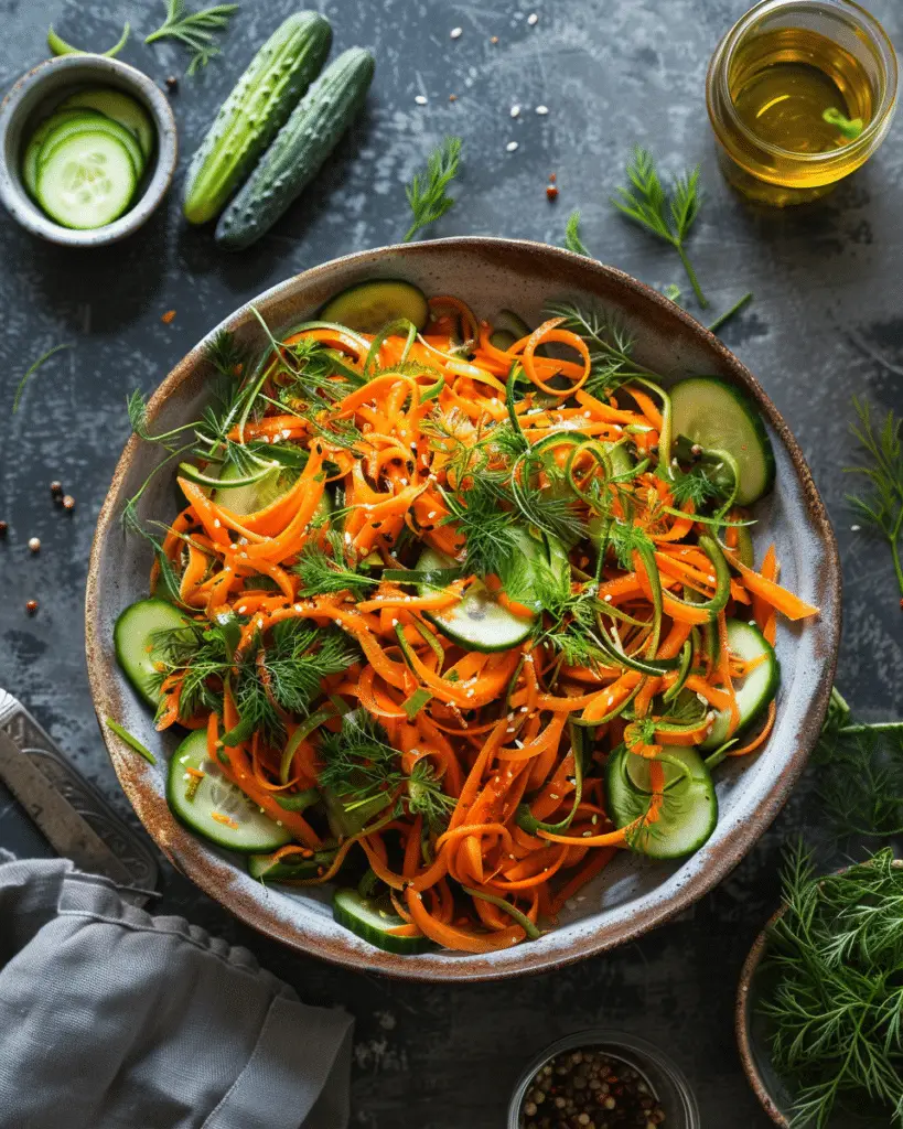 Carrot and Cucumber Salad