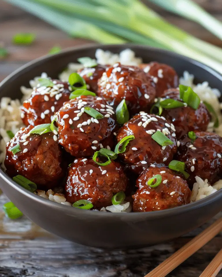Teriyaki Meatballs
