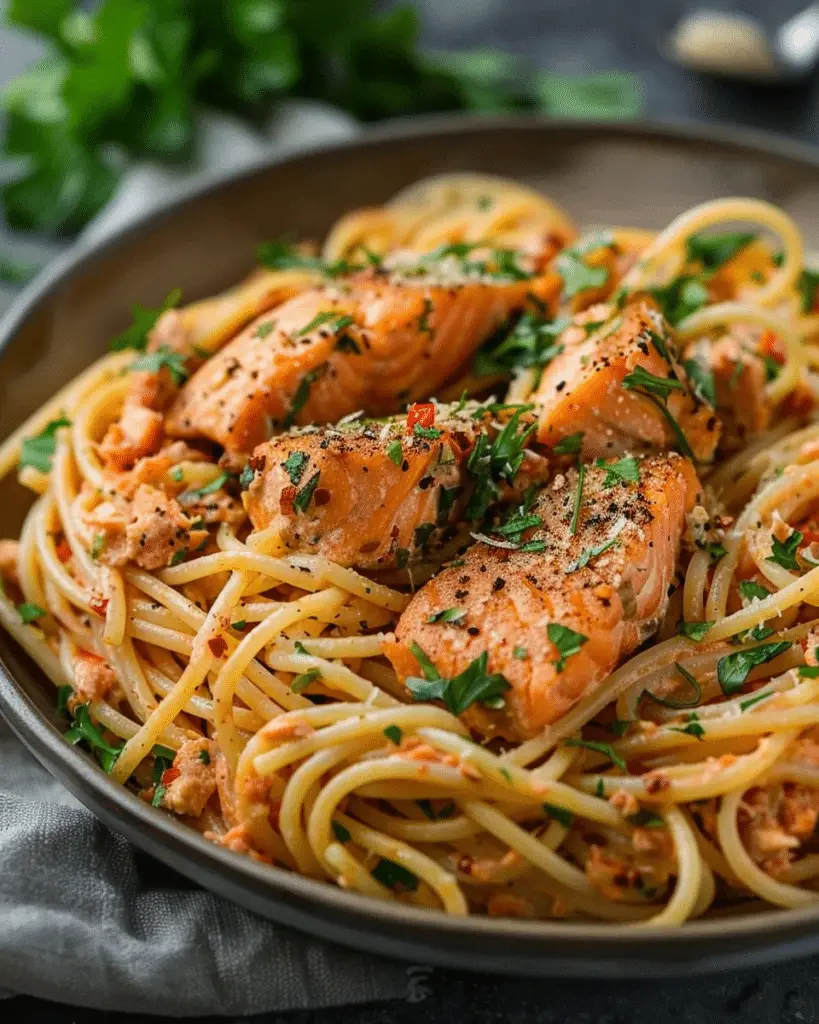 Cajun Salmon Pasta