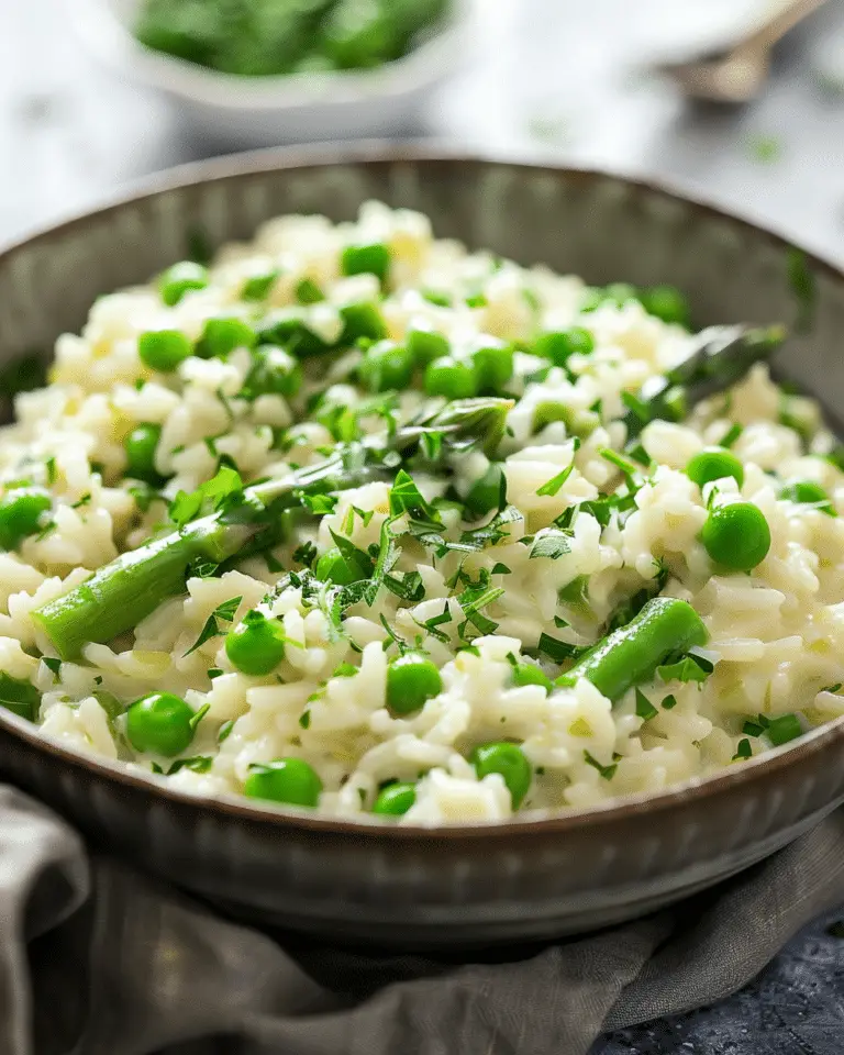 Spring Risotto with Asparagus & Peas