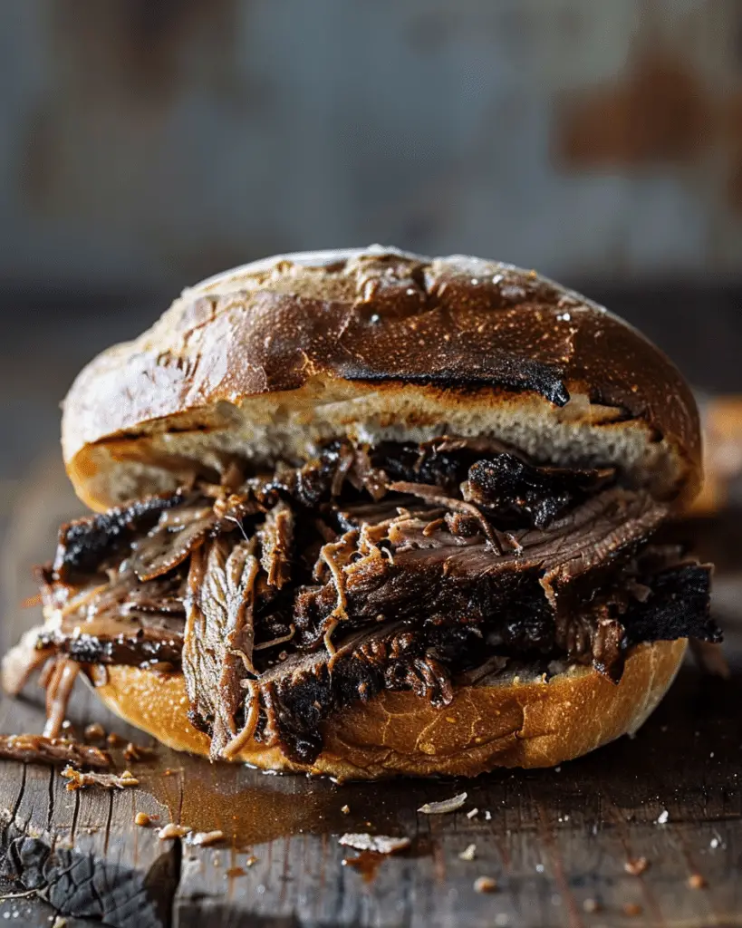 Easy Beef Brisket Sandwich Recipe