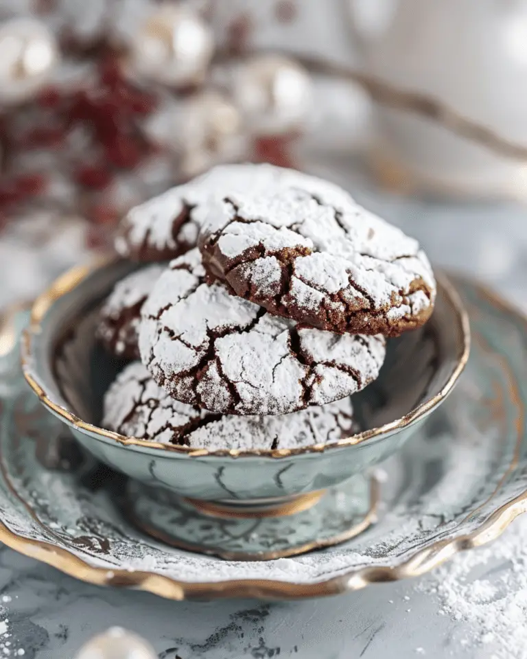Best  Chocolate Crinkle Cookies