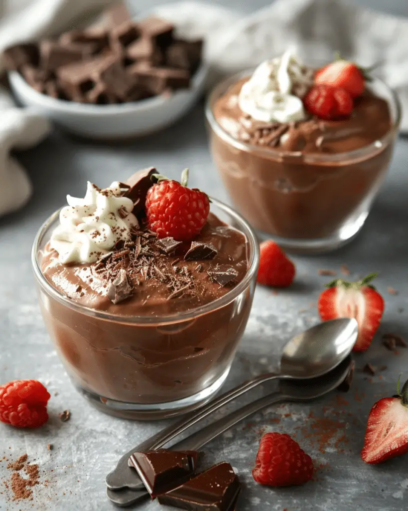Chocolate Tofu Pudding Recipe