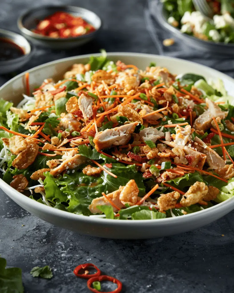 Asian Chicken Crunch Salad