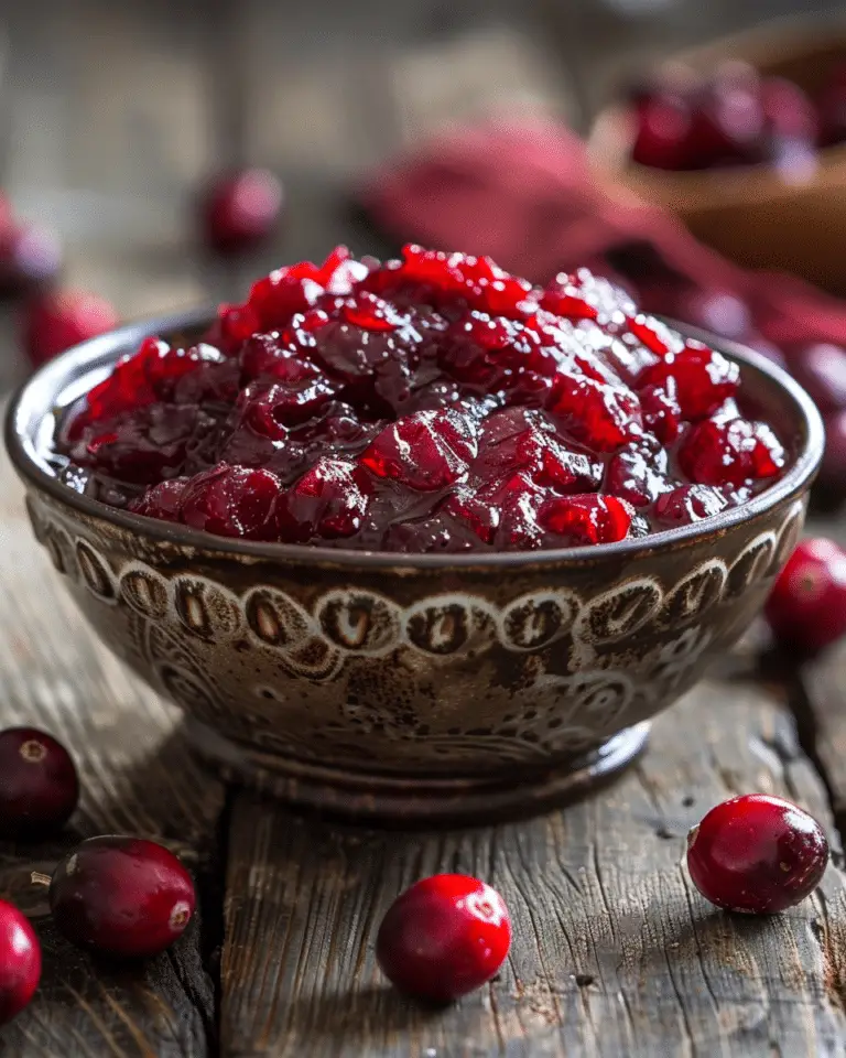 Easy Cranberry Sauce