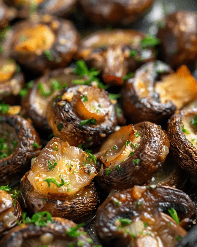 Garlic Butter Roasted Mushrooms