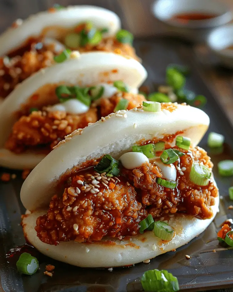Korean Chicken Bao Recipe