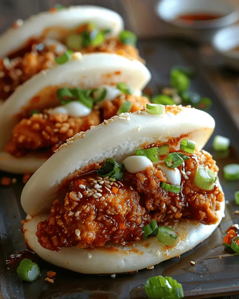 Korean Chicken Bao Recipe