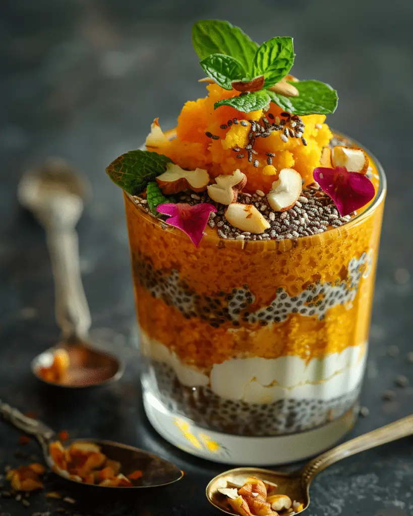 Pumpkin Chia Pudding Parfait