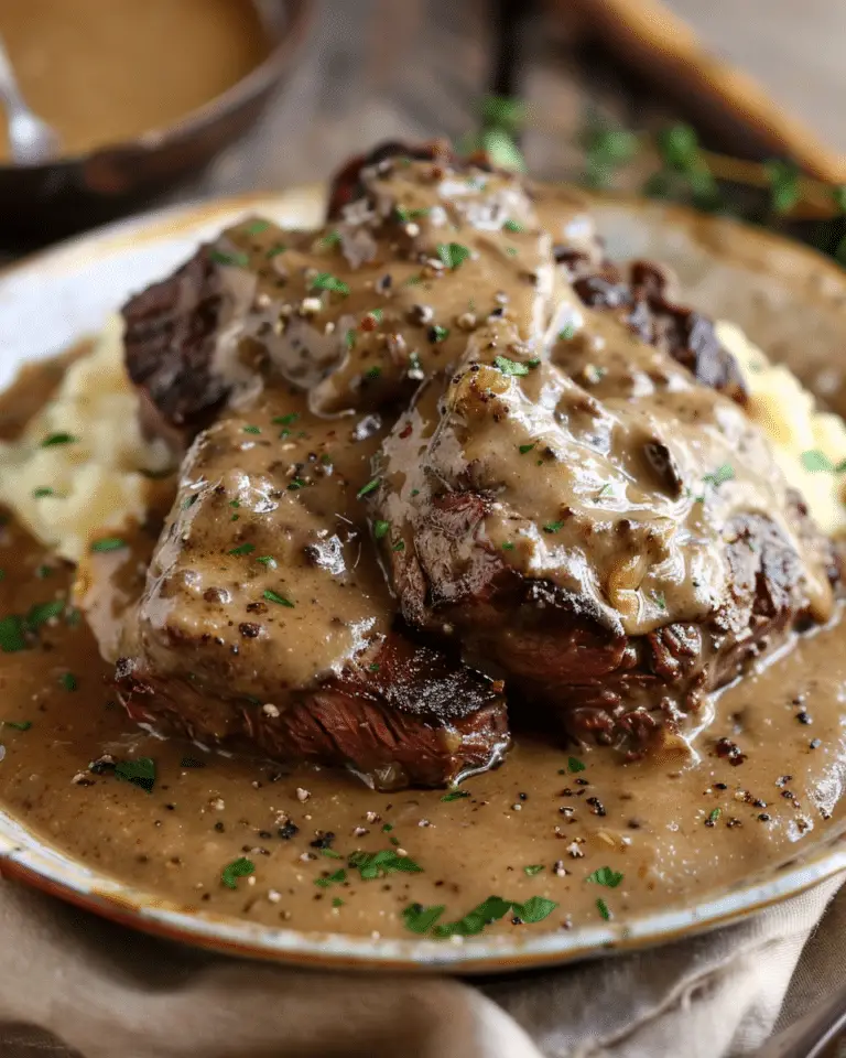 Beef in Mustard Sauce