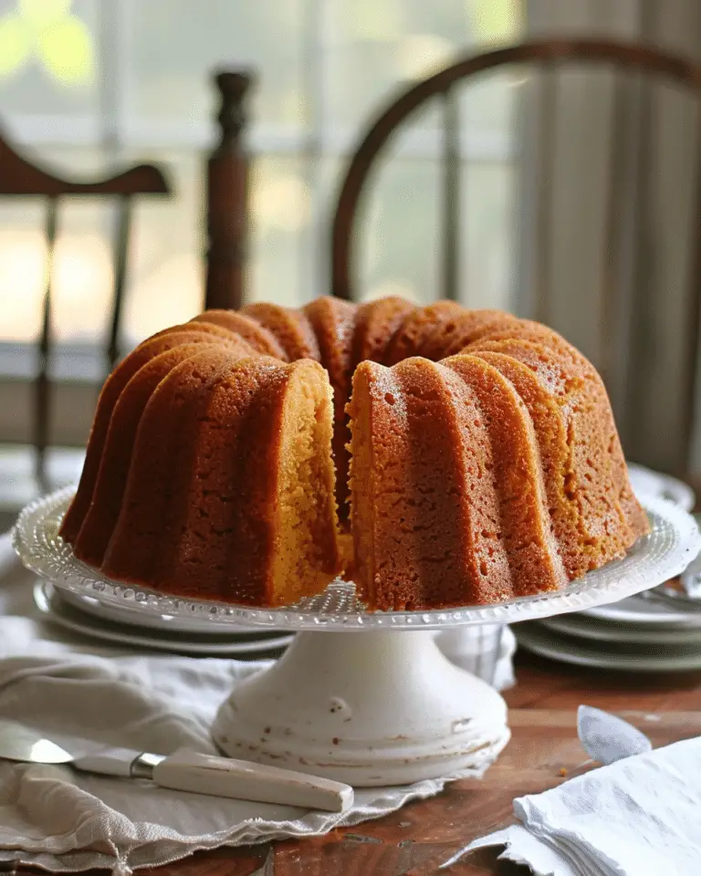 Sweet Potato Pound Cake Recipe