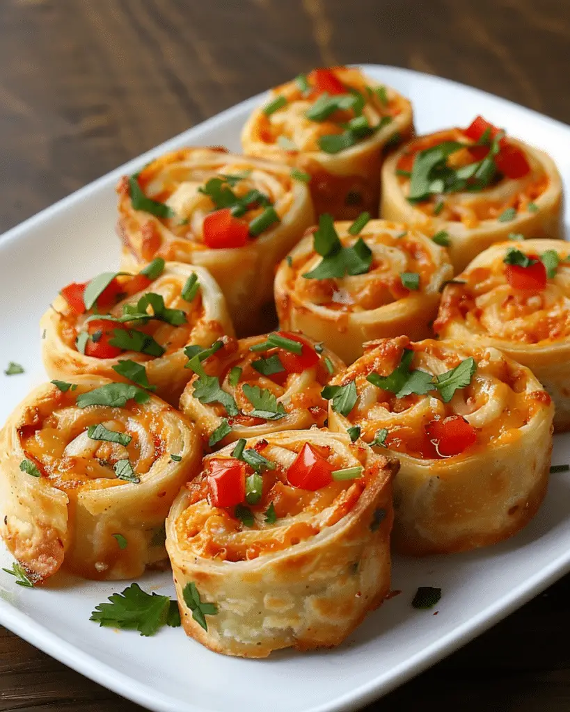 Chicken Taco Pinwheels Recipe