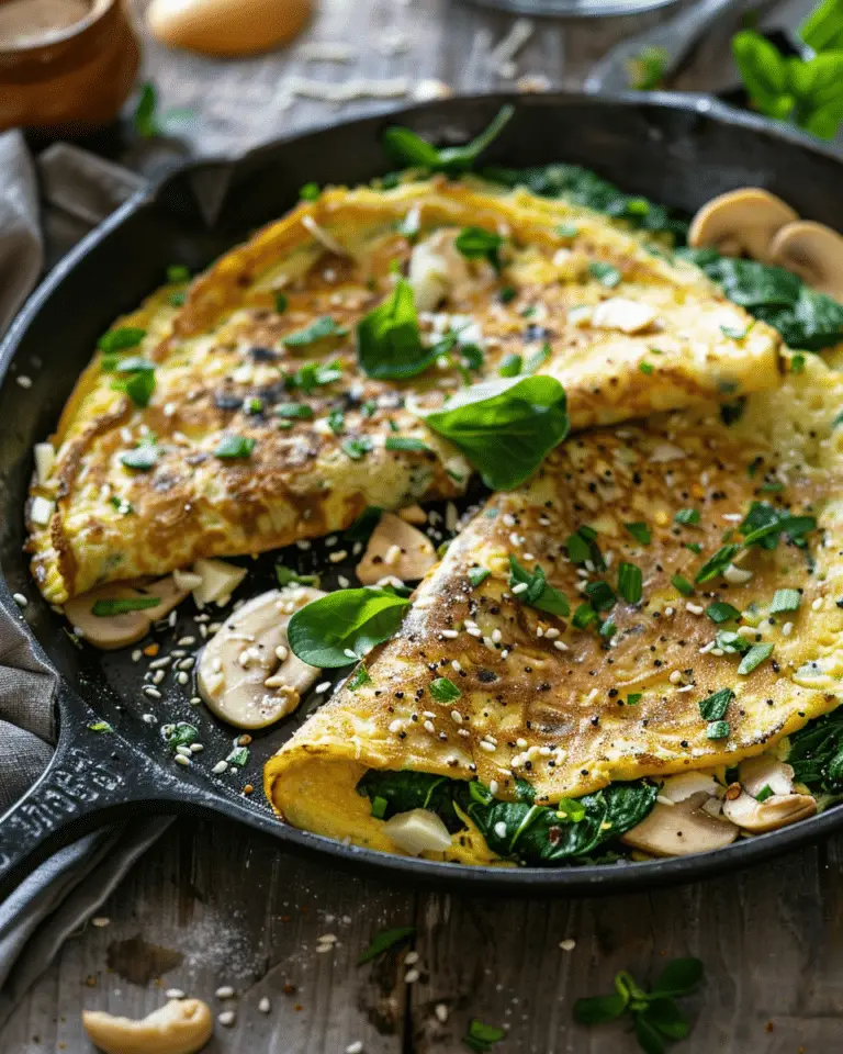 20-Minute Eggy Vegan Tofu Omelette