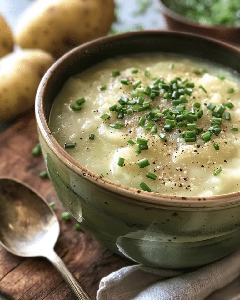 Potato, Spring Onion and Turnip Potage