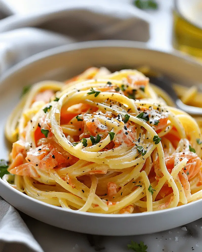 Smoked Salmon Pasta
